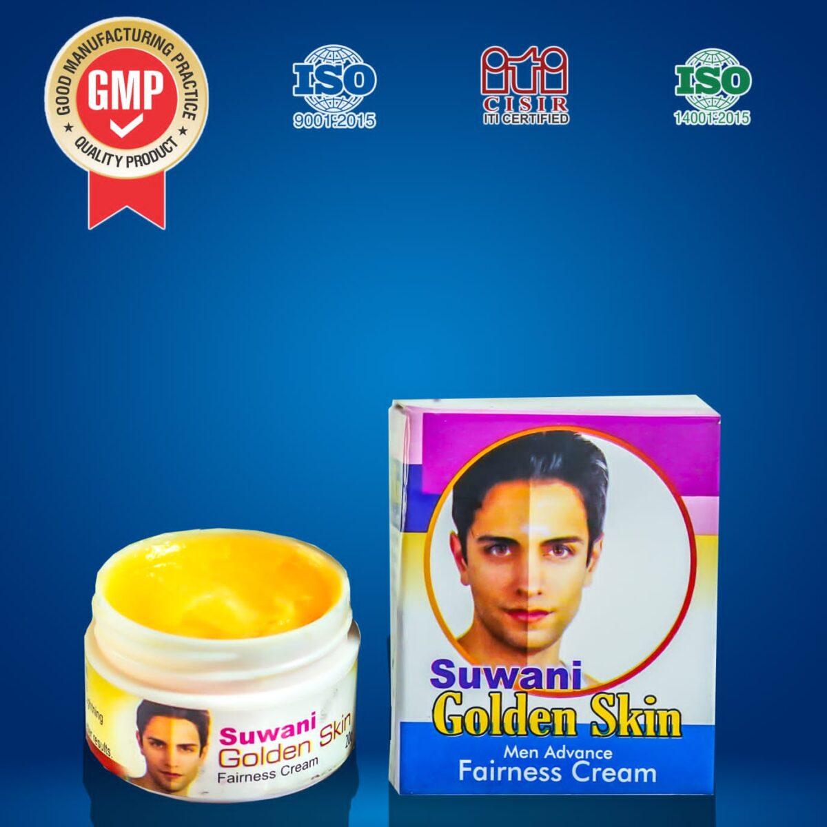 Golden Skin Men (Advance Glow Skin Cream) Suwani Health Care